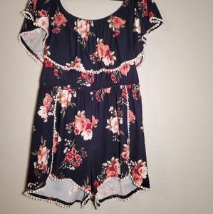 Riley & James Floral Romper Size XL